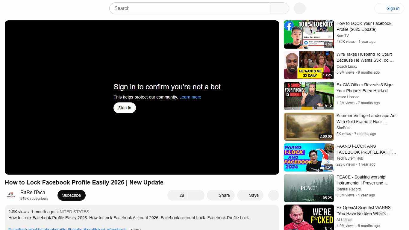 How to Lock Facebook Profile Easily 2026 | New Update - YouTube