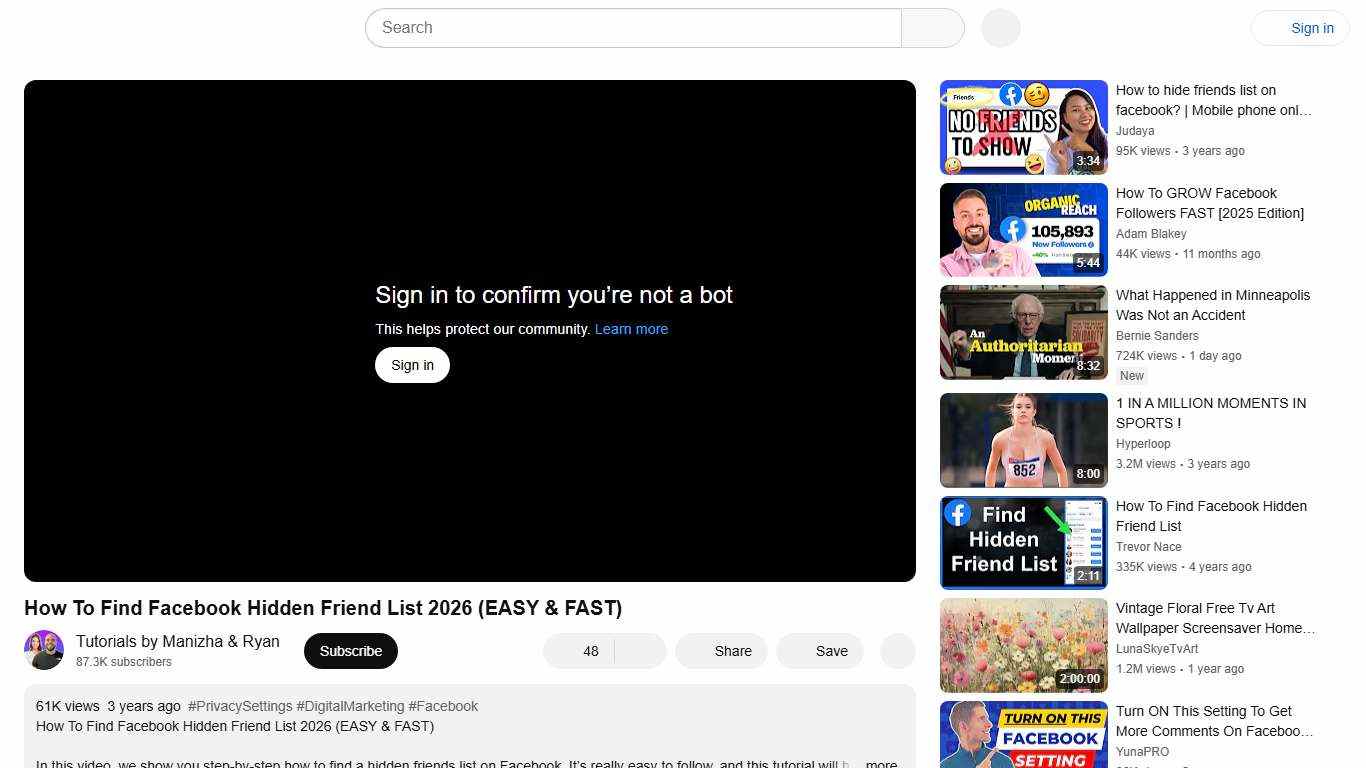 How To Find Facebook Hidden Friend List 2026 (EASY & FAST) - YouTube