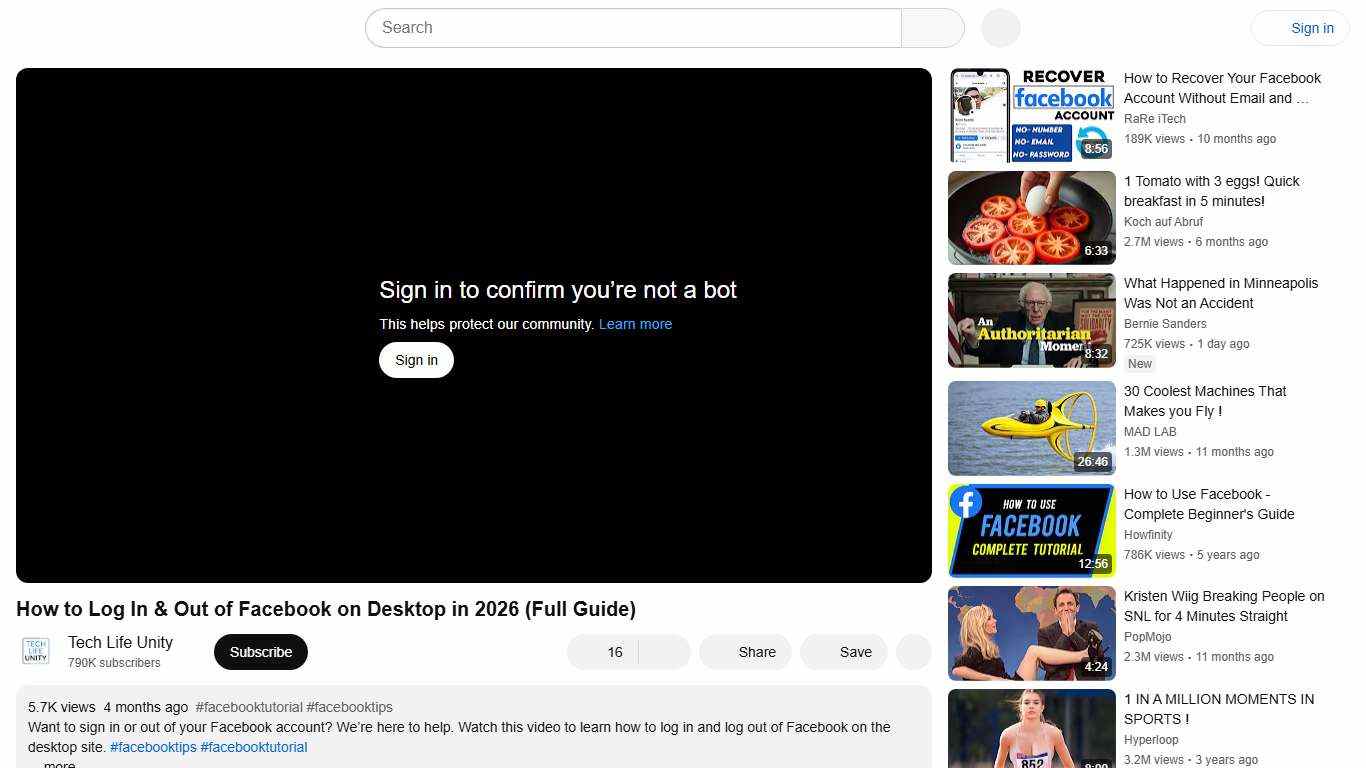 How to Log In & Out of Facebook on Desktop in 2026 (Full Guide) - YouTube